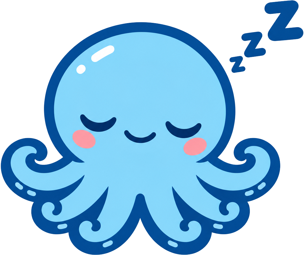 Schlafender HAINA-Oktopus